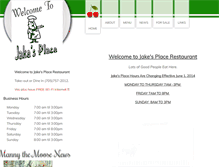 Tablet Screenshot of jakesrestaurant.ca